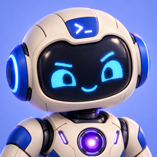 codexcore avatar: a white and blue robot with a terminal-prompt badge